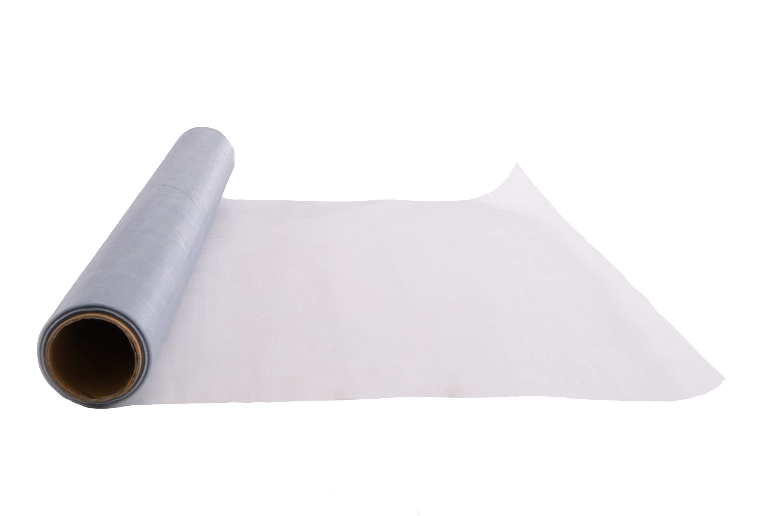 Toyland Roll of Sheer Colourful Organza Fabric 9m x 40cm (Silver) — image 1