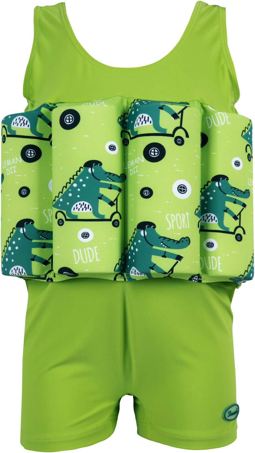 Zerlar Swimwear Float Suit with Adjustable Buoyancy for 1-10 Years Babies Swimming Boating