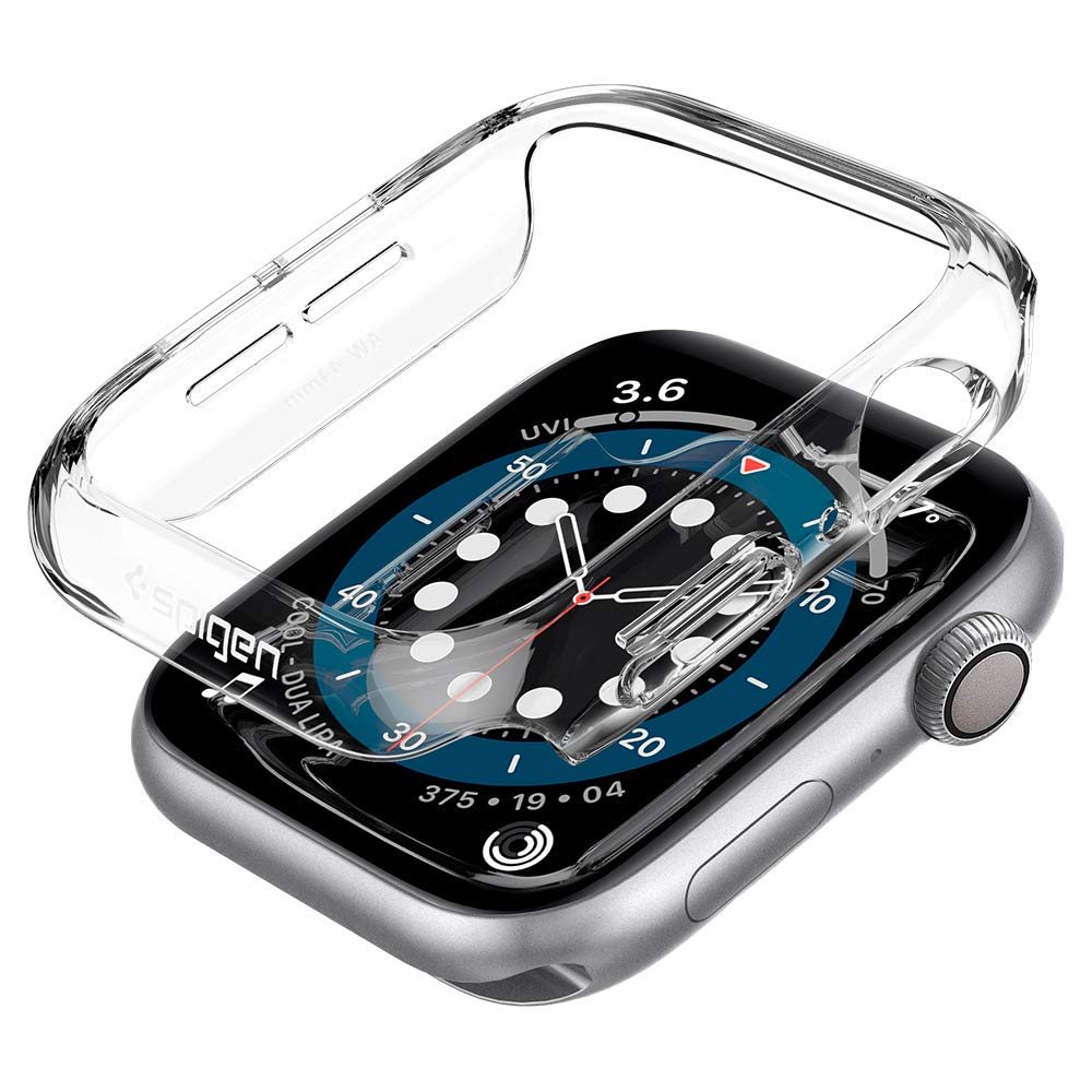 Spigen Thin Fit Compatible with Apple Watch Case for 40mm Series 6/SE/5/4 - Crystal Clear