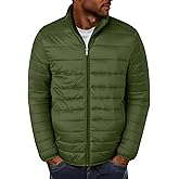 Sblioda Mens Puffer Jacket Lightweight Warm Winter Coats Windproof Thermal Insulated Jackets Thick Down Outwear with Pockets