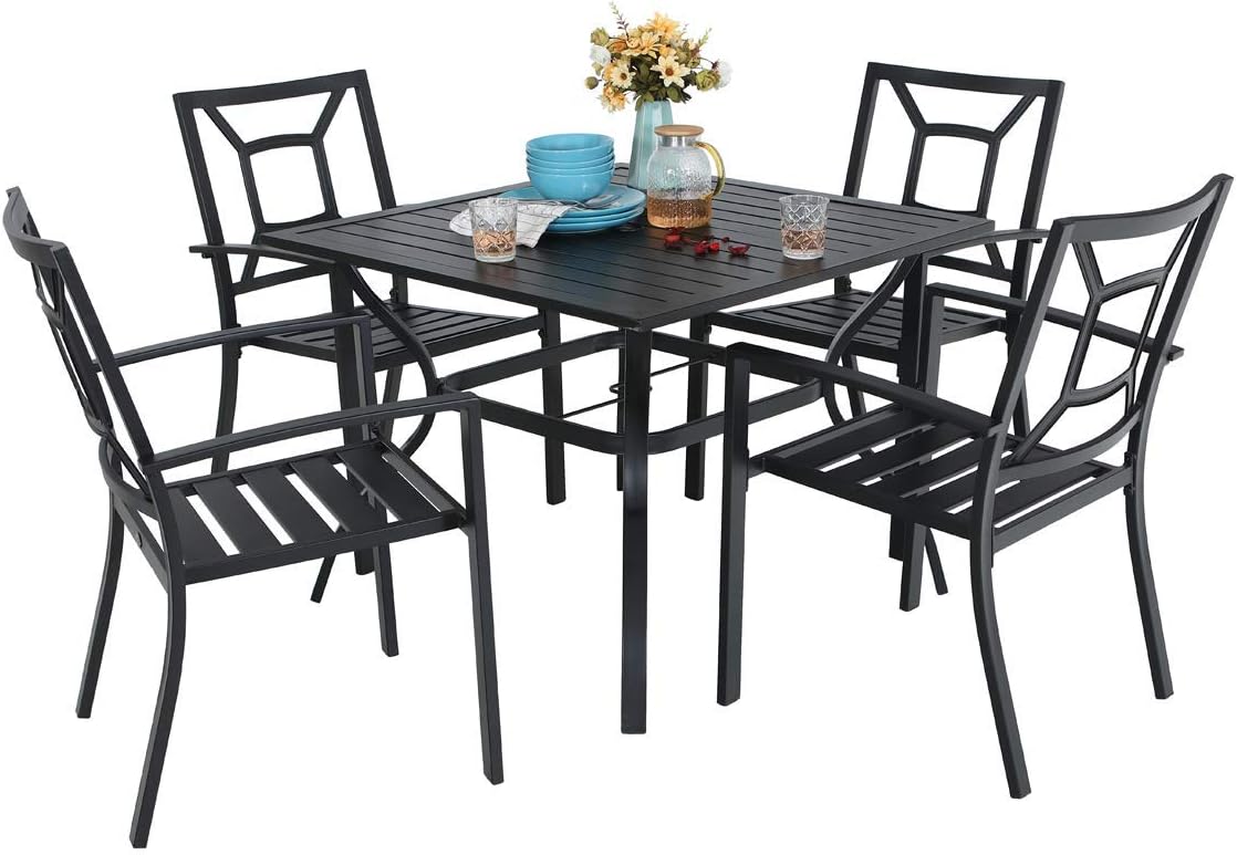 Best patio table set with umbrella hole