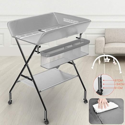 changing table in bathroom