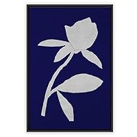 Framed Canvas Wall Art Flowers Pattern Canvas Prints Home Artwork Decoration for Living Room,Bedroom - 16x24 inches