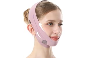 PATOBES V Line Face Slimming Mask for Sleeping, Double Chin Reducer Jawline Shaper for Women, Medium