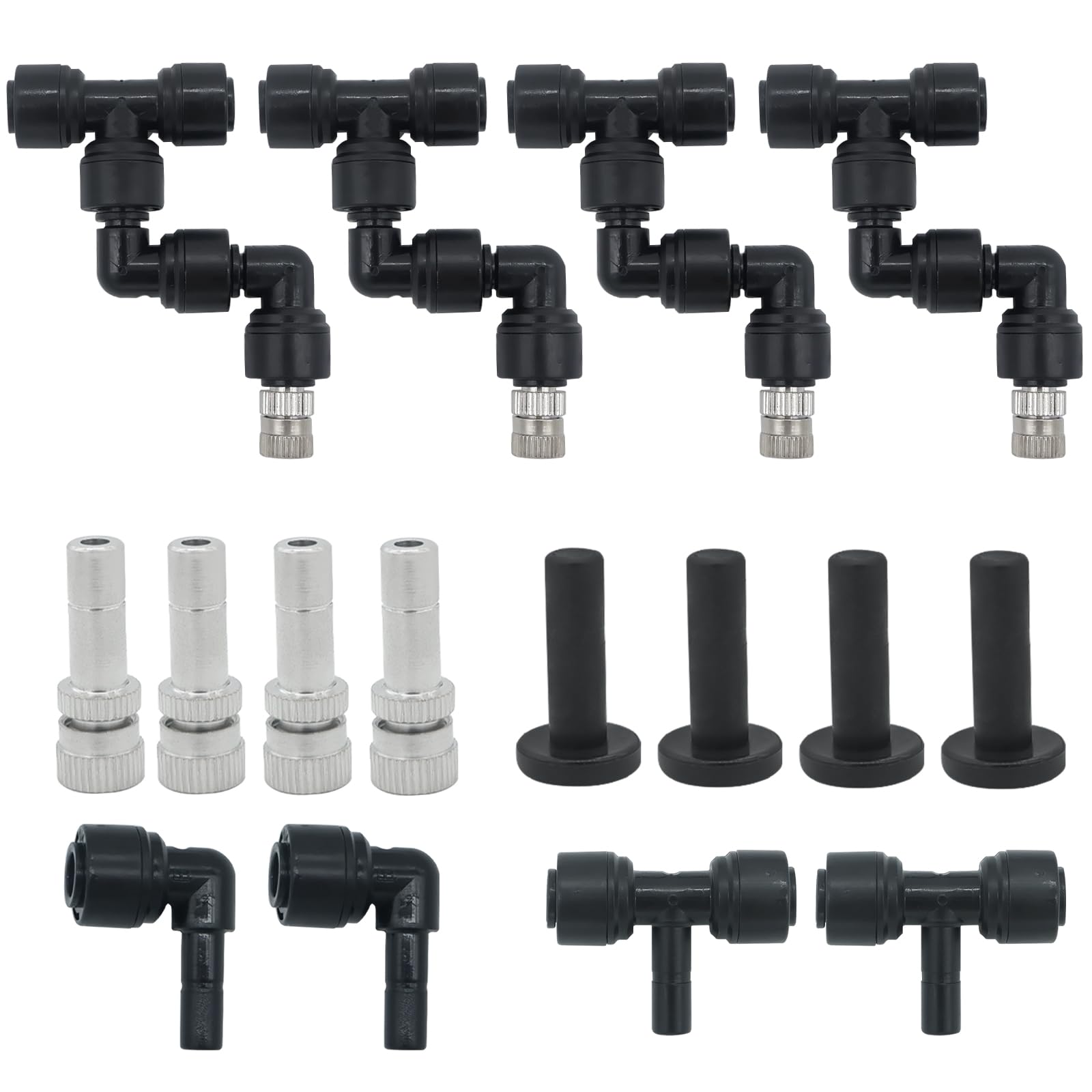 Photo 1 of GLSJA 4 Pack Reptile Mister Nozzles?Reptile Misting Nozzles 1/4'', Reptile Fogger Fine Mist Nozzles for Full Water Coverage, Replacement Micro Spray Nozzles