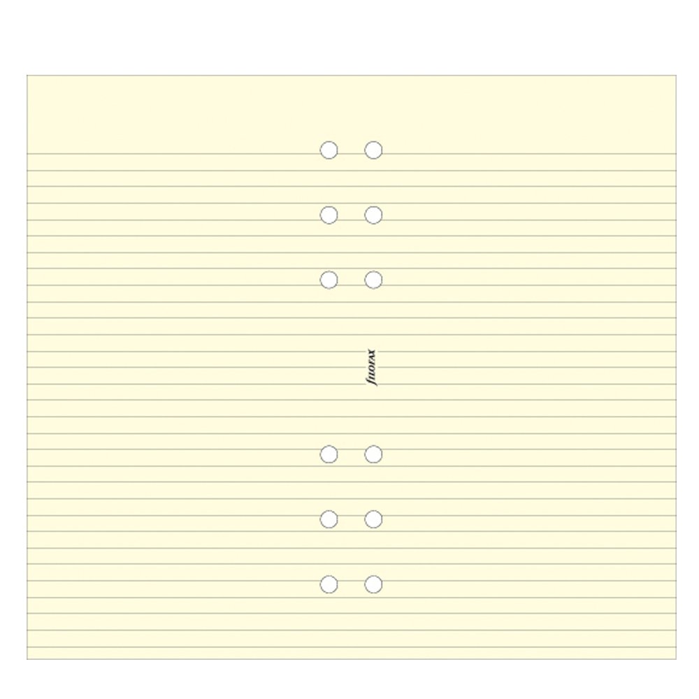Filofax Personal Ruled Notepaper - Cotton Cream