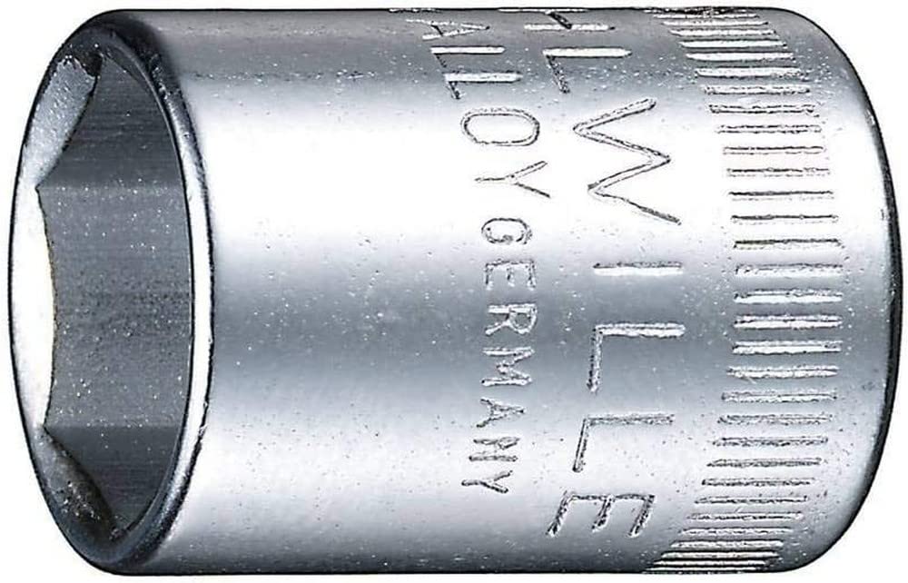 Stahlwille 01410014 40A High Performance Steel Socket, 1/4 Drive, 7/32 inch Size, 23 mm Length, Pack of 10
