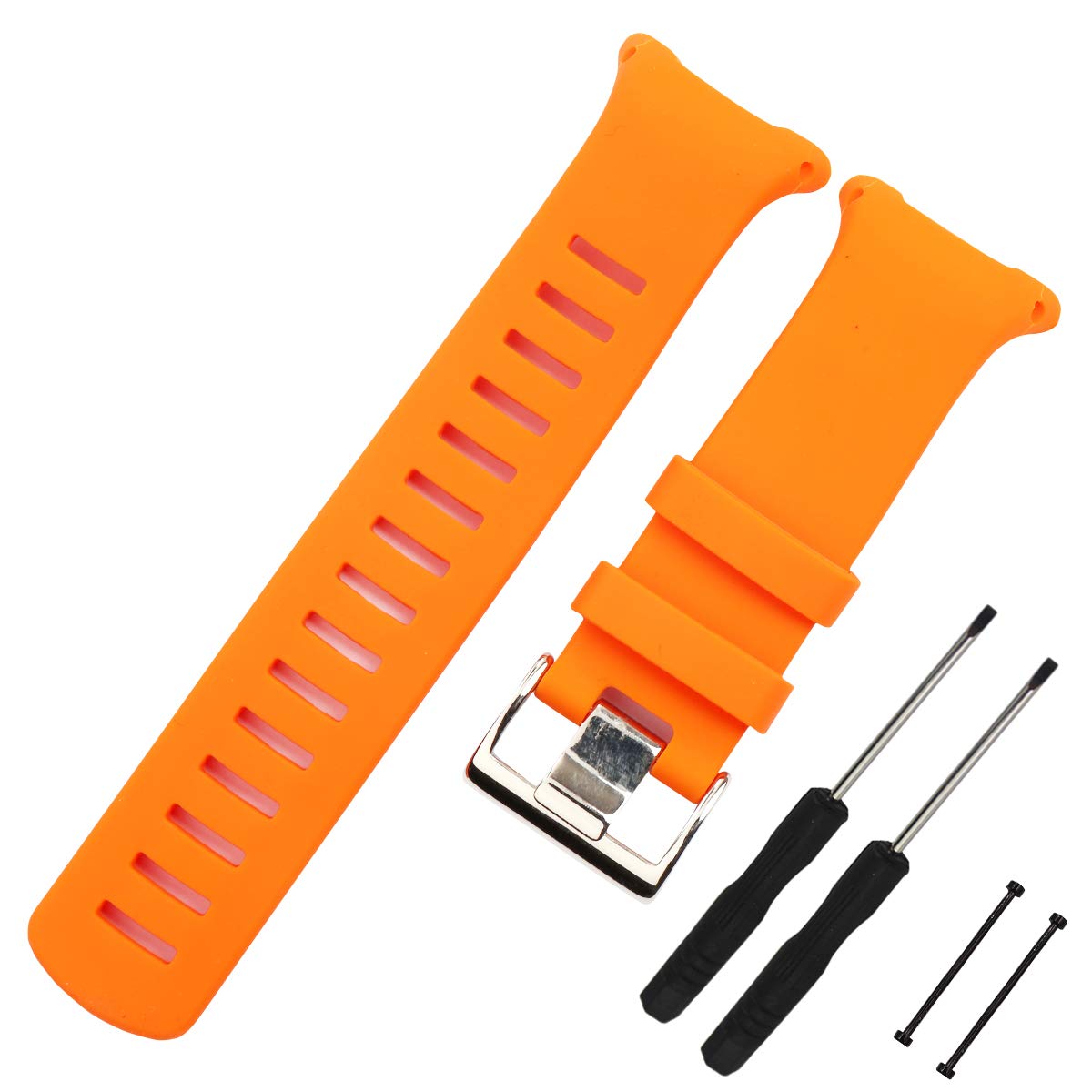 MCXGL Elastic Band Compatible with Suunto D4 D4i D4i Novo Wrist Diving Watch Strap, Silicone