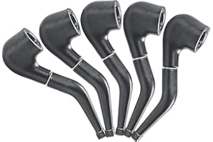 VOVCIG Mini Pipes 5 Set Cigar Pipes With Bag Durable Pipes(Black)
