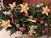Firefly Craft Rustic Burlap Star Ornaments, Set of 12