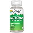 SOLARAY Once Daily High Energy Multivitamin, Immune System and Energy Support, Whole Food and Herb Base Ingredients, Men’s and Women’s Multi Vitamin, 60 Servings, 60 VegCaps