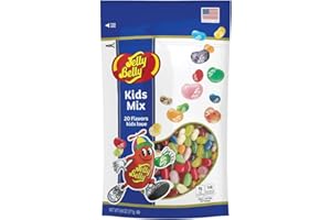 Jelly Belly Kids Mix Jelly Beans, Resealable 9.8 oz Pouch Bag - 20 Assorted Flavors that Kids Love - Kosher, Peanut Free Candy