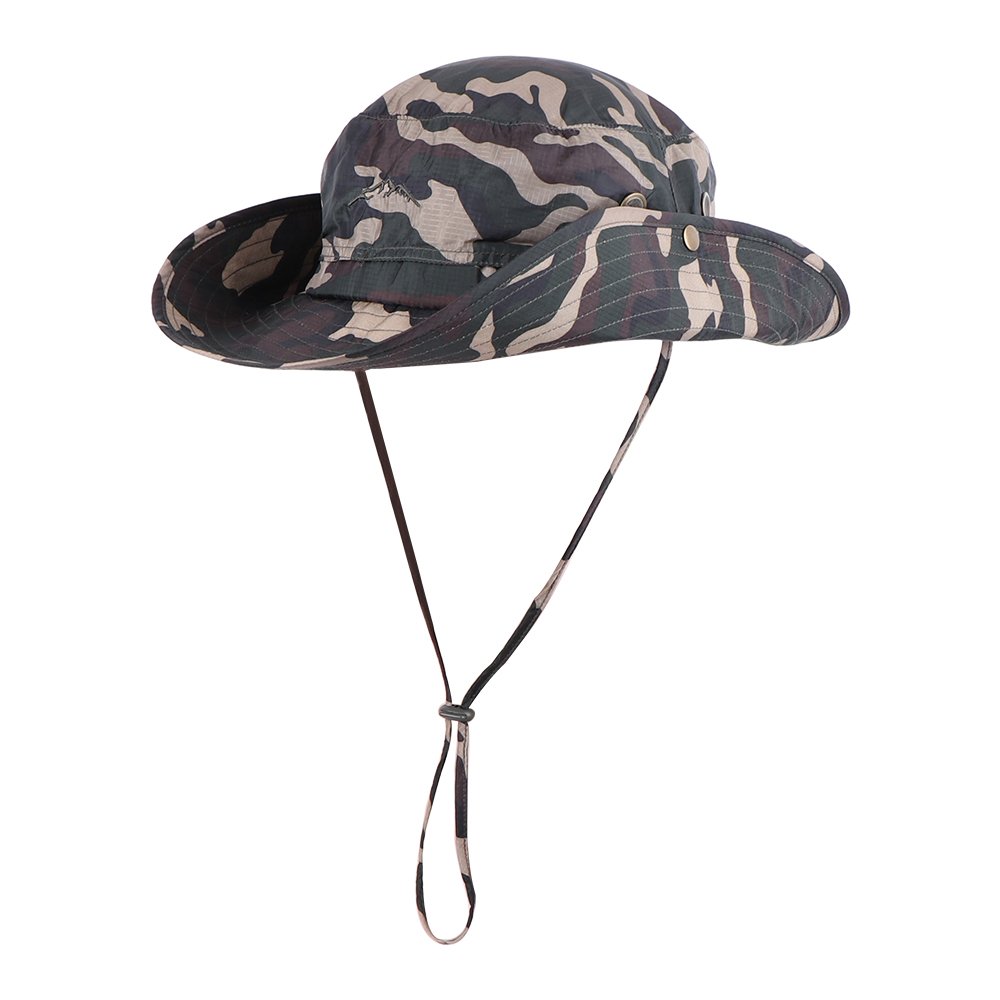 Anyoo Outdoor Boonie Hat Breathable Wide Brim Summer Sun Cap Uv Protection Fishing Camouflage Hat Men Womenwaterproof Hiking Camping Outdoor
