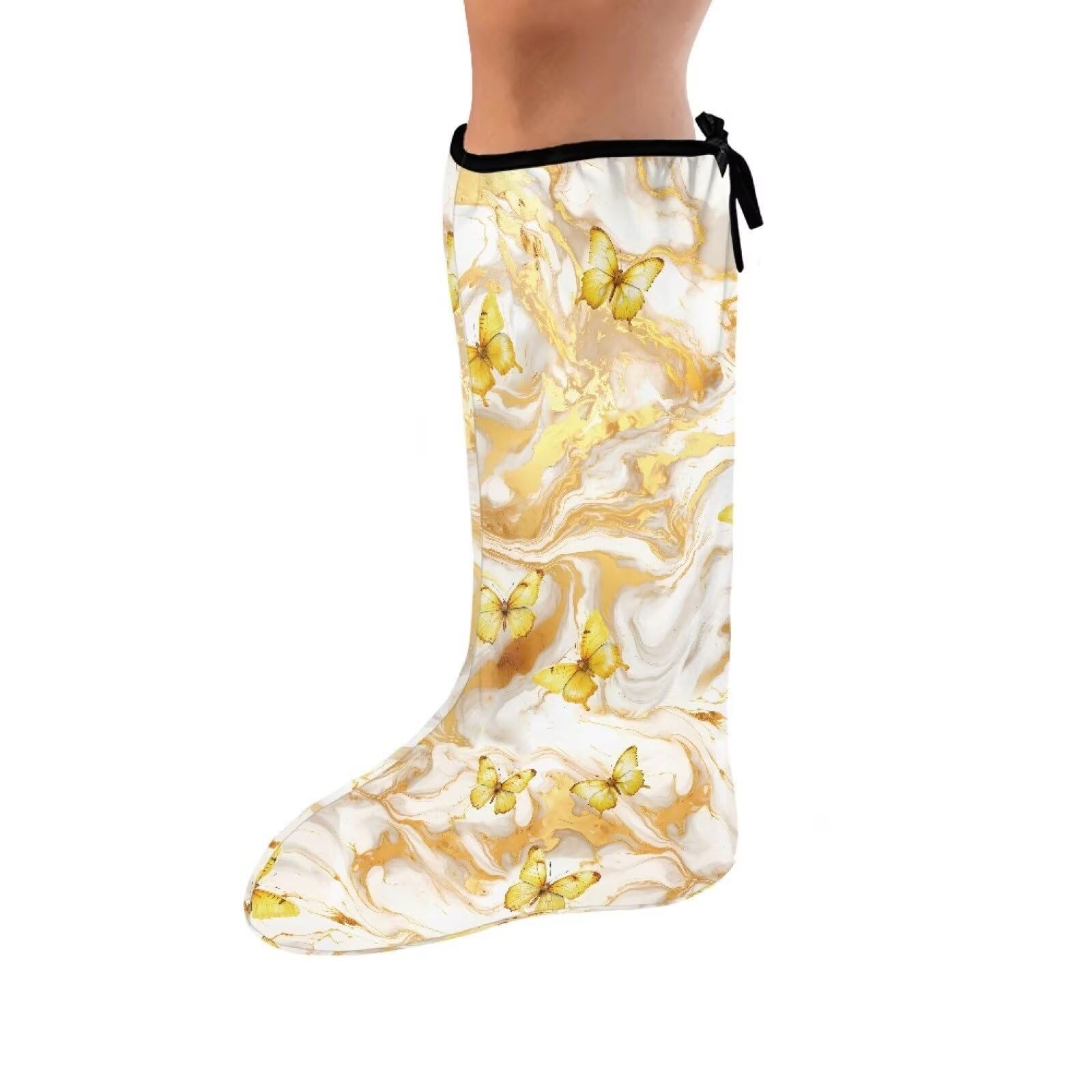 LedBack Butterfly Kids Leg Cast Cover Sock Yellow
