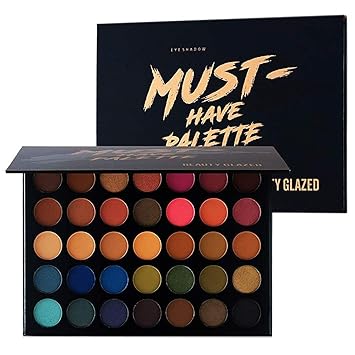MAYCREATE Waterproof Eyeshadow Powder Palette -Set of 35 Colours