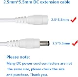 Liwinting 3m DC Extension Cable 2.5mm 5.5mm Male Female Power Cord for Adapter view 3