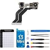 CYKJGS for iPhone 13 Mini Front Camera Replacement Cable Connector OEM | Face Front 12MP Camera Part Facing Lens Module Light Receiver Transmitter Full Repair Kit A2481 A2626 A2628 A2629 A2630