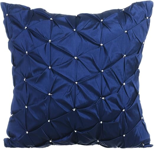 Amazon Com The Homecentric Designer Navy Blue European Pillow