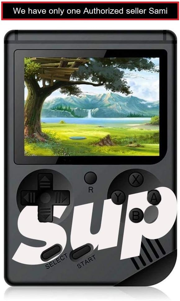 Sami® Classic 400-in-1 Digital Game Console Port Video Game with Battery Handheld Console Classic Retro Video Gaming Player Colourful LCD Screen USB Rechargeable Game Console Best Toy Gift for Kids