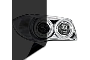 VViViD Air-Tint Headlight/Tail Light Window Tint (12" x 48", Dark Black)