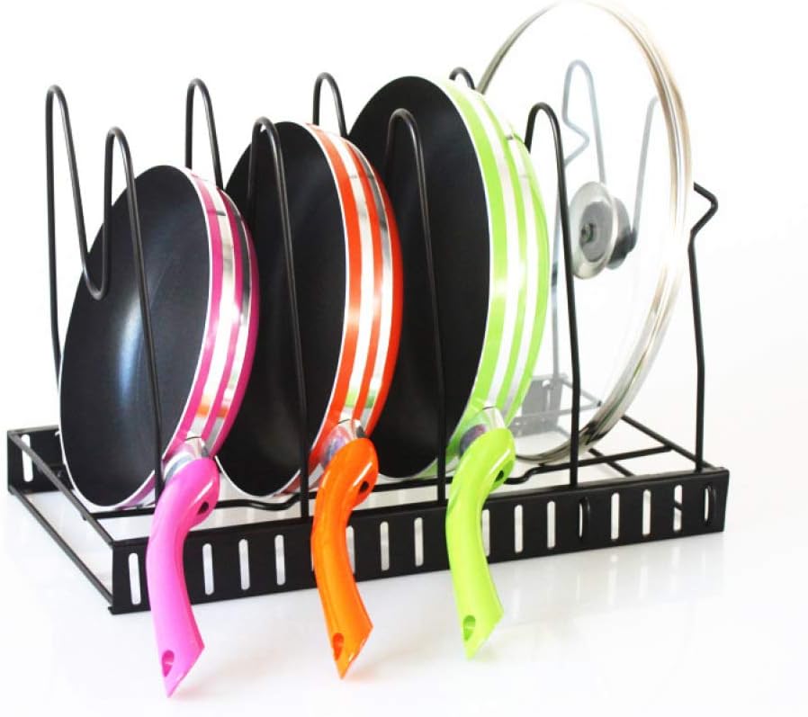 Yucong Soporte para Sartenes, Ollas y Tapas Compacto Organizador de