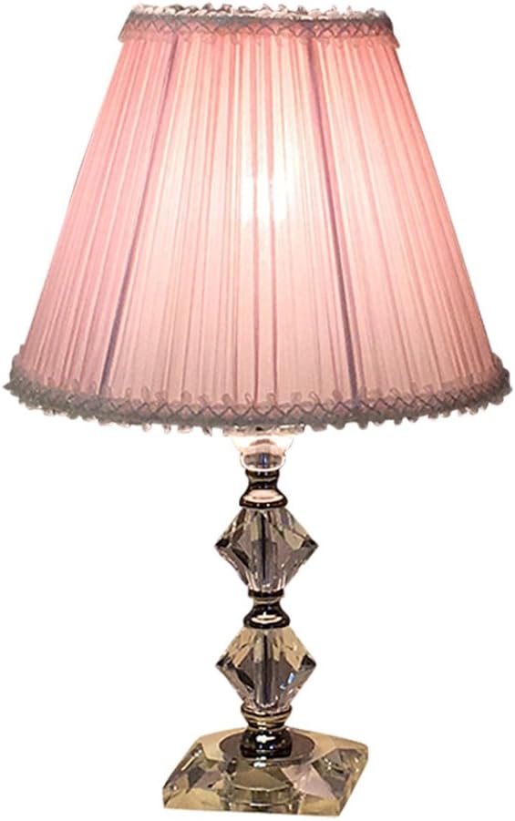 small pink table lamp
