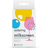 Upspring Milkscreen Test Strips to Detect Alcohol in Breast Milk - 2 Minutes with Results, FSA/HSA Eligible, at-Home Test for