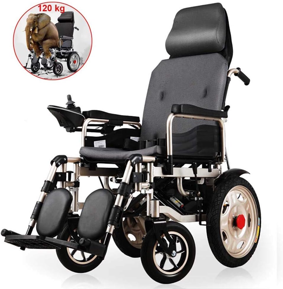 XINTONGDA Electric wheelchair foldable smart compact automatic scooter seat width 46cm, load 120kg