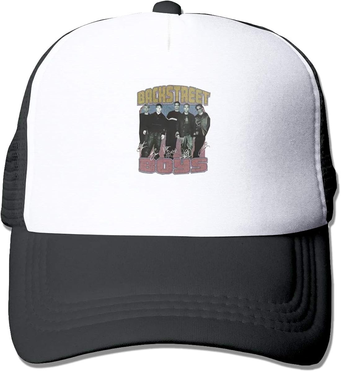 Chlac Backstreet Boys Two Tone Trucker Hat Summer Mesh Cap