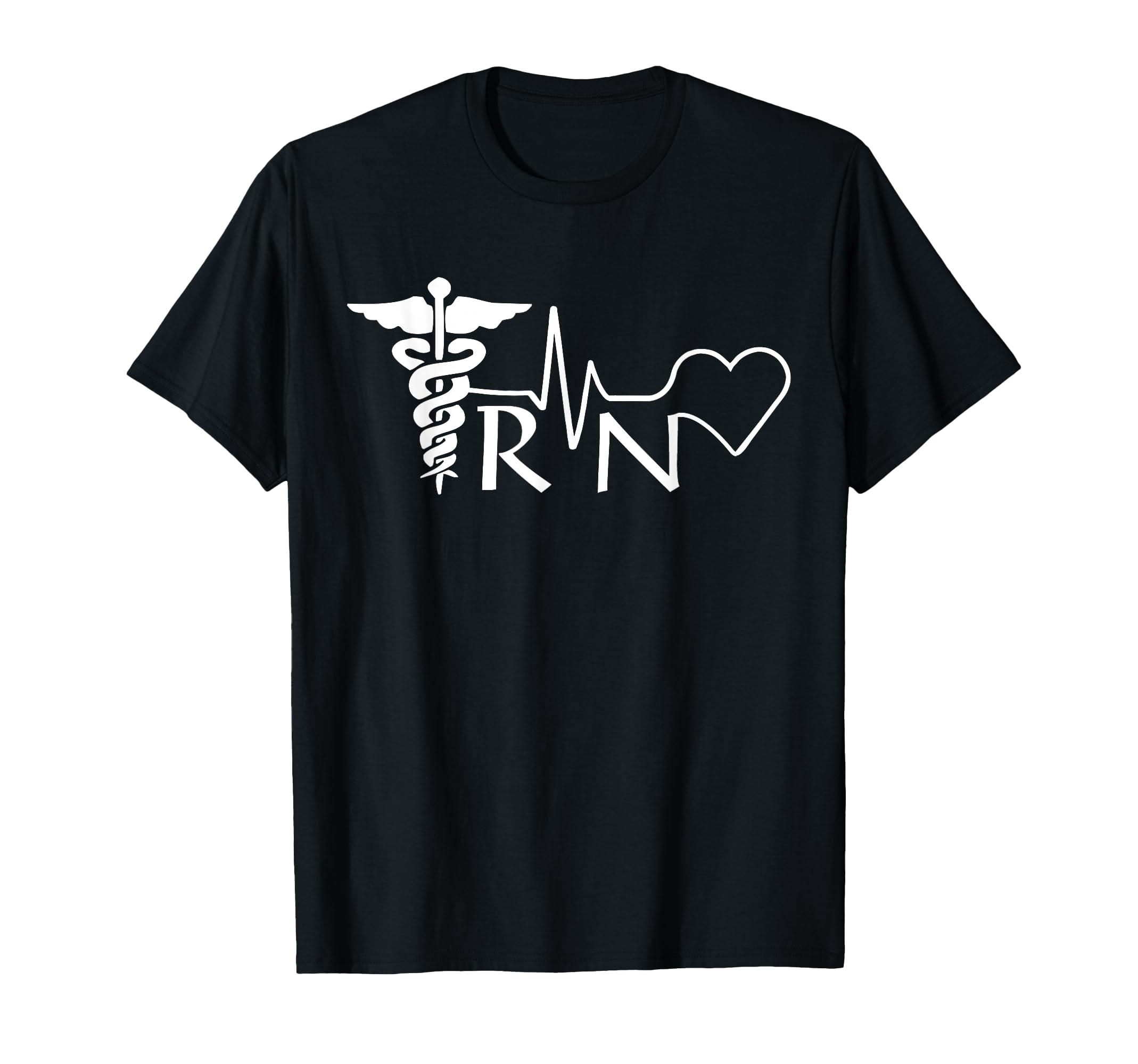 Photo 1 of Nurse RN Heartbeat Graduation Womens Gift T-Shirt