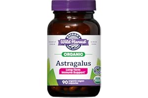 Oregon's Wild Harvest, Certified Organic Astragalus Capsules for Immunity Support, 1125 MGS, 90 Count