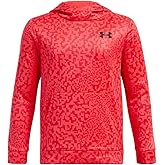 Under Armour Boys' Armour Fleece Printed Hoodie, (713) Racer Red/Red/Black, X-Small