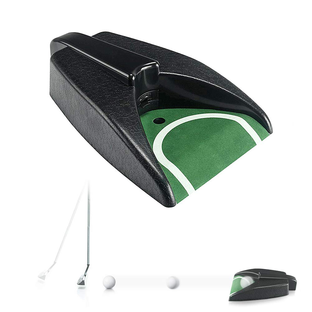 Automatic Indoor Golf Putter Returner - Practice Putting Cup with Golf Machine for Indoor Use