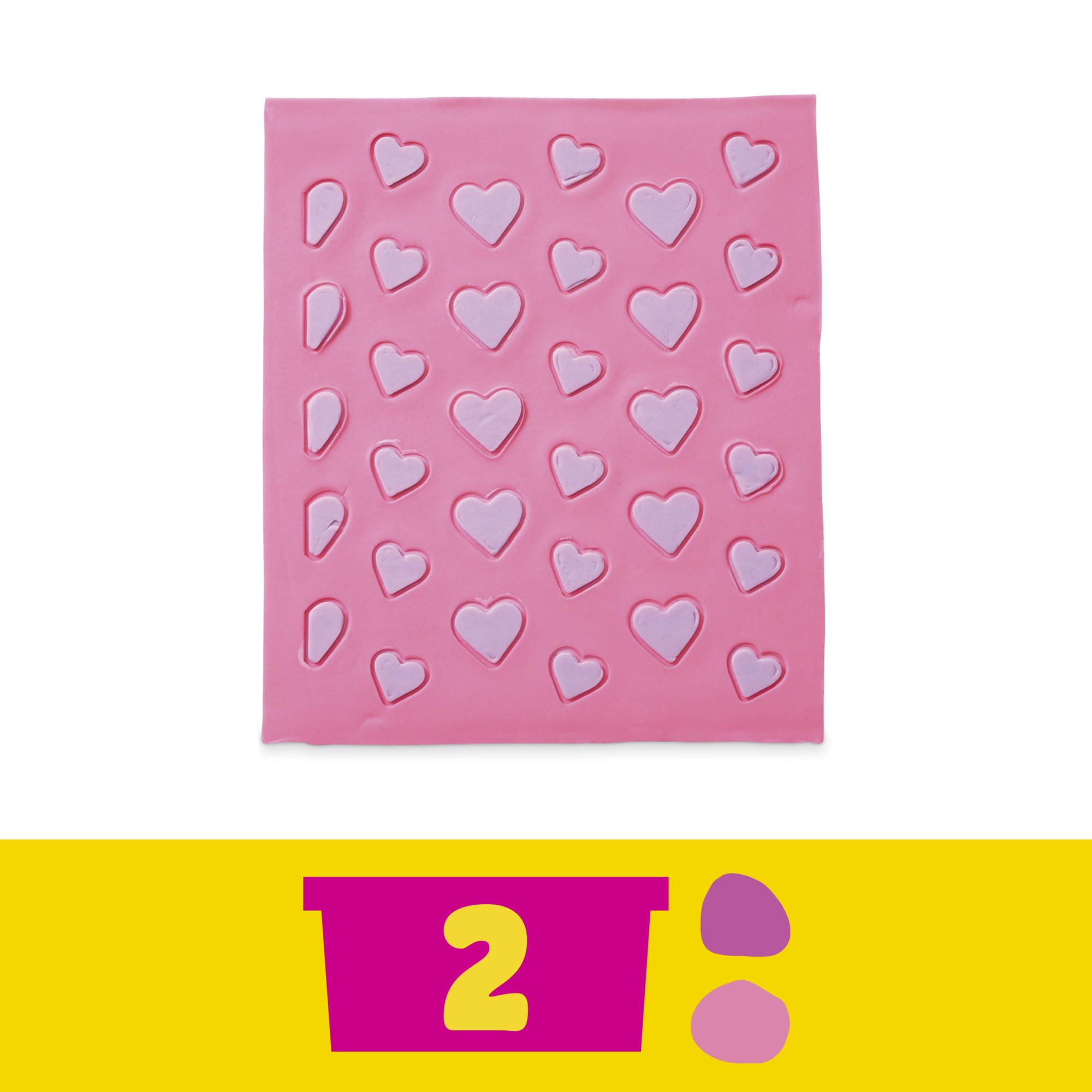 Play-Doh Barbie Hearts and Hair Set, Make Doll Clothes with Modeling Compound & 10 Fashion Accessories, Arts & Crafts for Girls & Boys, Kids, 5+