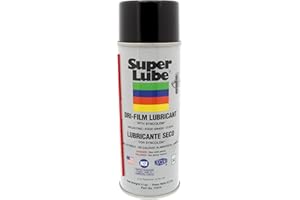 Super Lube Dri-Film Synthetic Powder Lubricant w/Syncolon® (Off White/Opaque, 11oz Aerosol) | NSF Certified Food Grade & Clean | Won't Clog Nozzles