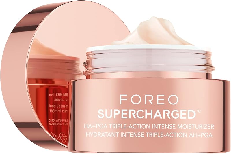 SUPERCHARGED HA+PGA Intensive Feuchtigkeitscreme mit 3x Wirkung – Anti-Falten tagescreme gesicht– Hyaluronsäure & Squalan – Vitamin E -Vegan Kosmetik – Gesichtscreme Männer und Damen – 50 ml