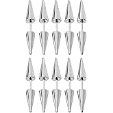 NUEAYMS 10 Pcs Punk Style Spike Cone Earrings Stainless Steel Stud Earrings Minimalist Ear Stud Body Jewelry for Women Men
