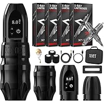 XNET Tornado　Wireless　tattoo machine set XNET Tornado Wireless Tattoo Machine Kit 2000mAh Battery 4mm