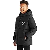 solomate Boys Winter Coats with Hood - 8-14Y Outerwear Winter Puffer Heavyweight Fleece Lined Jackets Coats for Kids