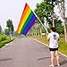 KUNGIX Gay Pride Flag, 2 Pack 3'x5' LGBT Equality Pride Flag, Gay Lesbian Peace Flag
