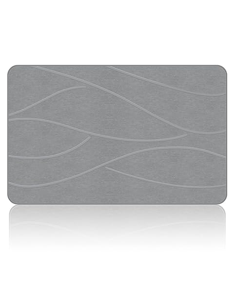 VEELOIM STONE BATH MAT DIATOMACEOUS EARTH SHOWER MAT...