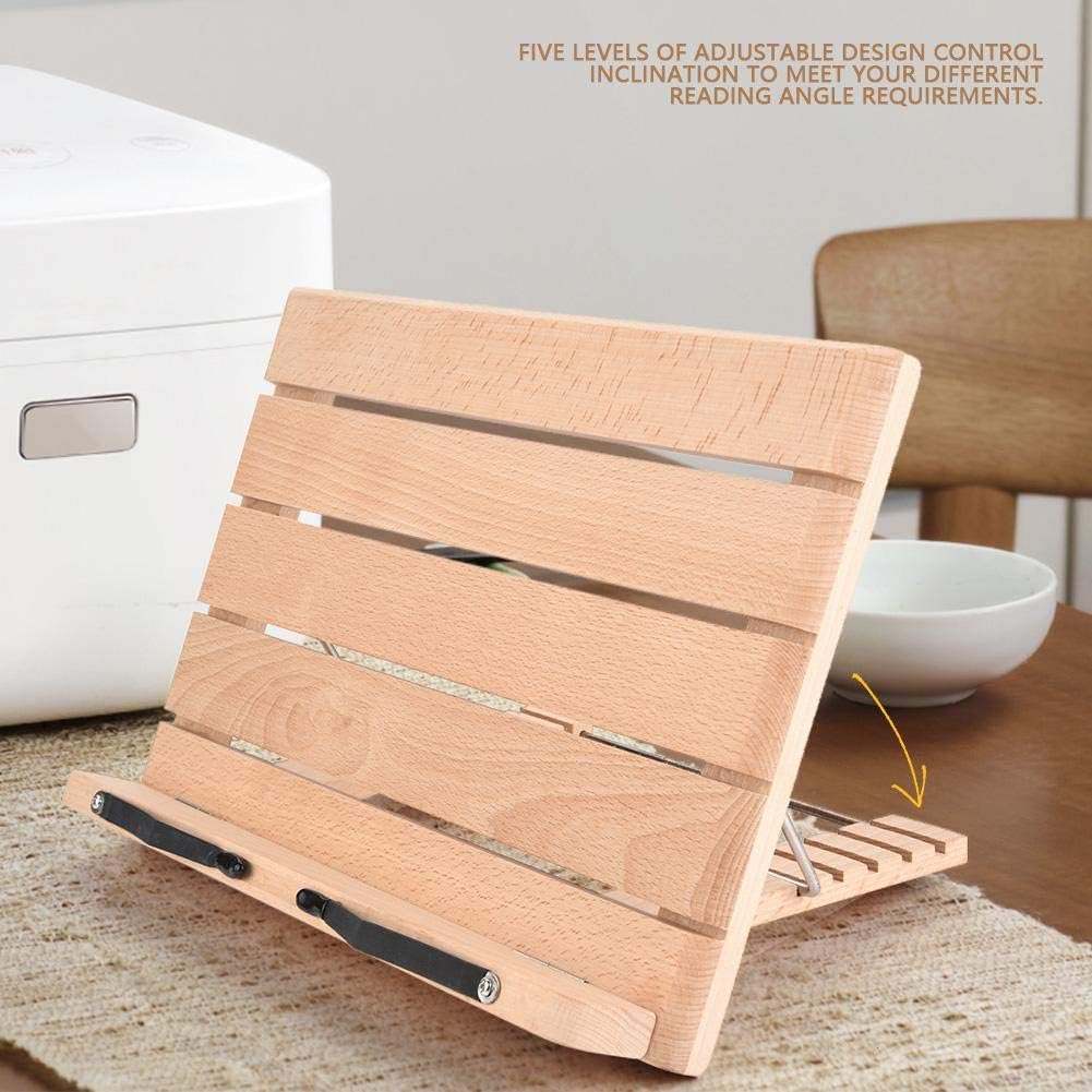 Soporte de Estante para Libros de Madera portátil Soporte de partituras