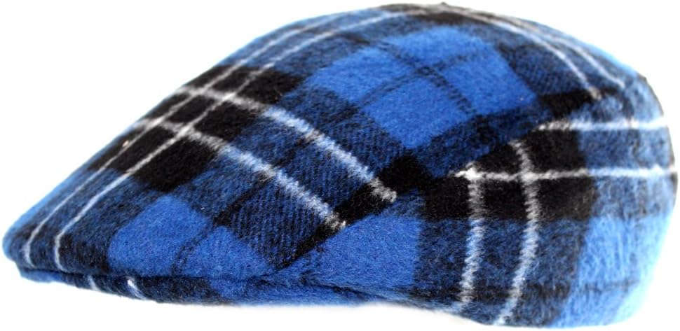 Scottish Tartan Flat Cap