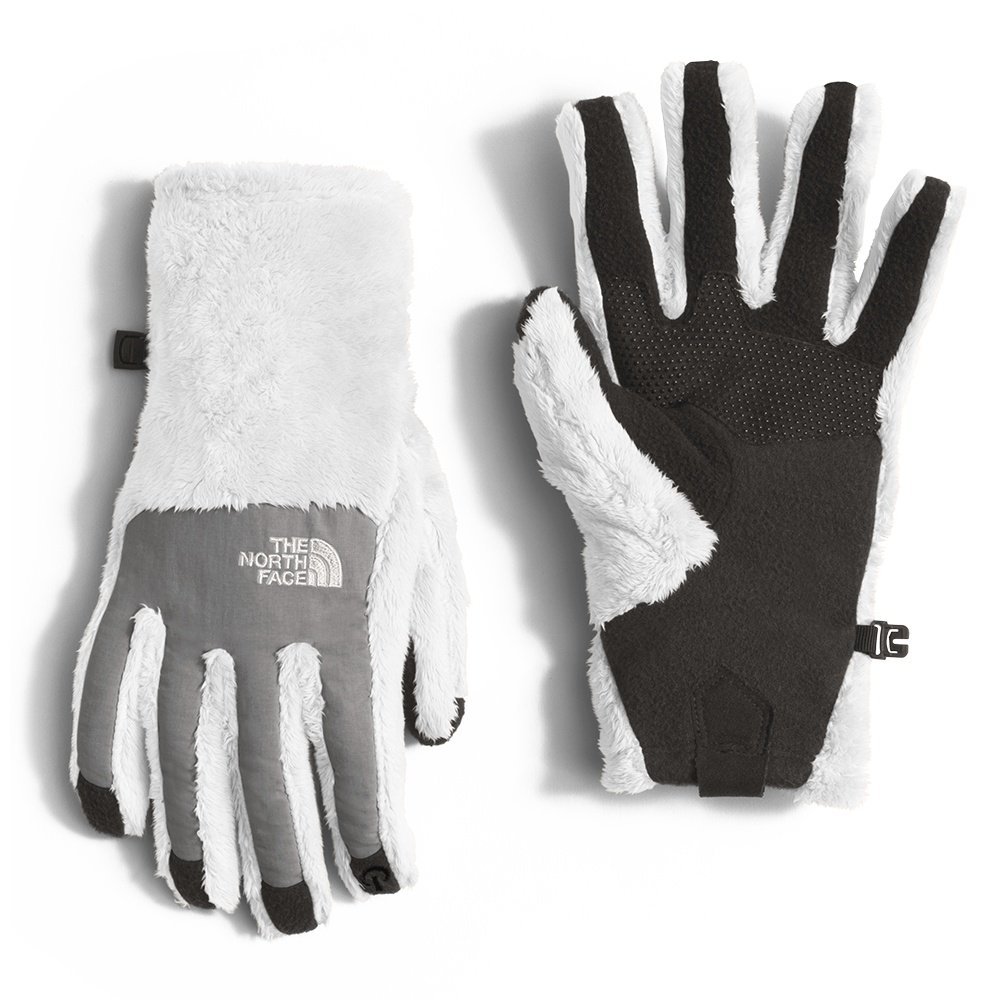 grey north face gloves