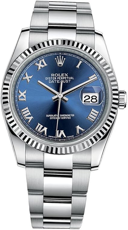 Rolex Datejust 36, 116234, Edelstahl-Zifferblatt, Blau, Oyster-Serie
