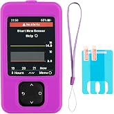 Swiatla Dexcom G7 Receiver Case with Lanyard and 2PCS Screen Protector (Purple)