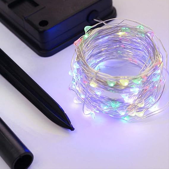 Abejas Luces Solares Luces 4m 40led Impermeable Al Aire Libre Guirnalda