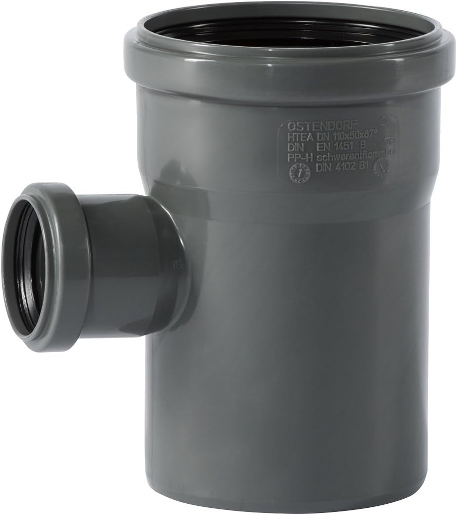 Ostendorf HTsafe Abzweig DN 110/50 mm 87 Grad HT-Rohr: Amazon.de: Baumarkt
