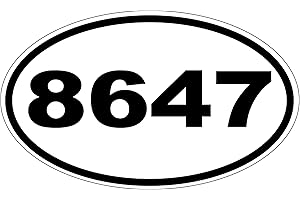 DAJDC 8647 Oval No Donald Anti President Bumper Sticker Car Decal Democrat Political Sticker 5x3 Inch
