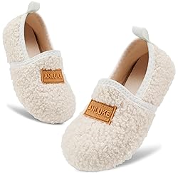 ANLUKE Kids Toddler Slippers Boys Girls Indoor